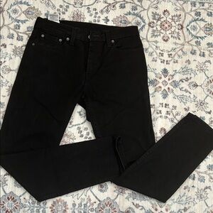 Levi's Men's Midnight Black Skinny Jeans